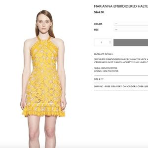 Aijek dress WORN ONCE size XS (size 1)